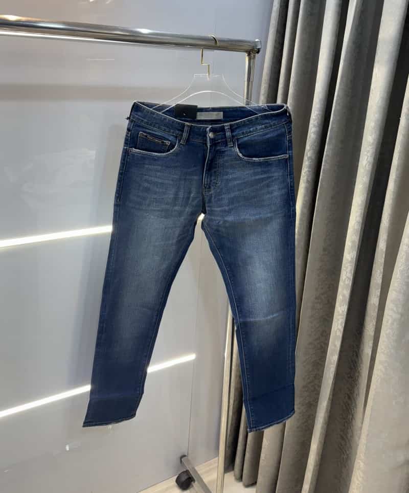 Dolce&Gabban a Blue Pocket Embroidery Imported Denim