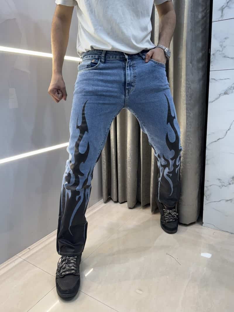 Vetements Sky Blue Designer Imported Denim