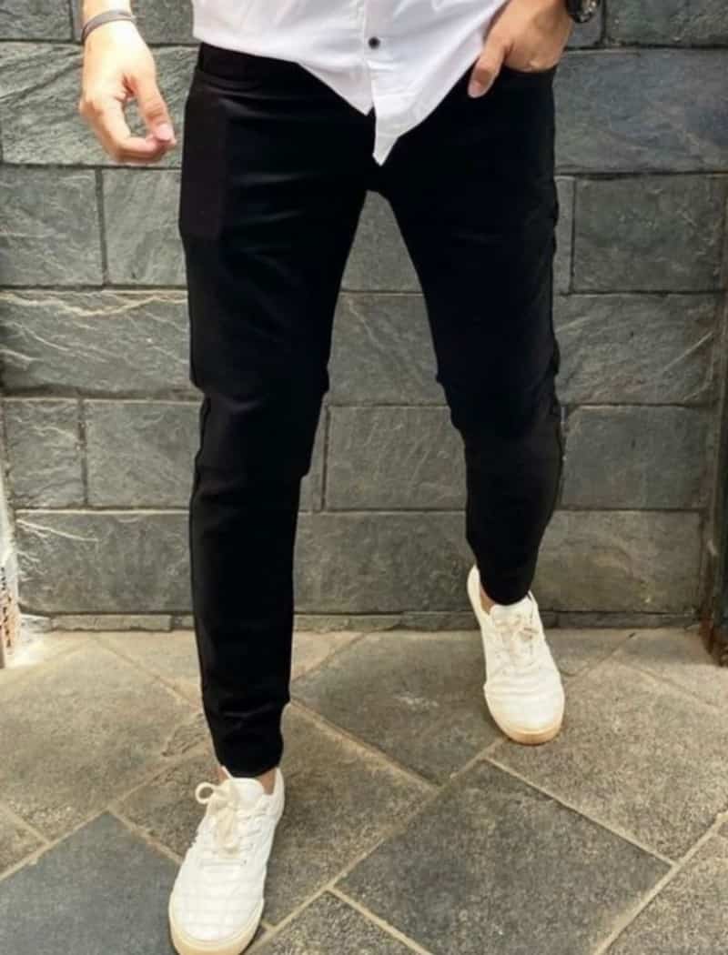 Arman i Jet Black Imported Premium Hyperflex Denim