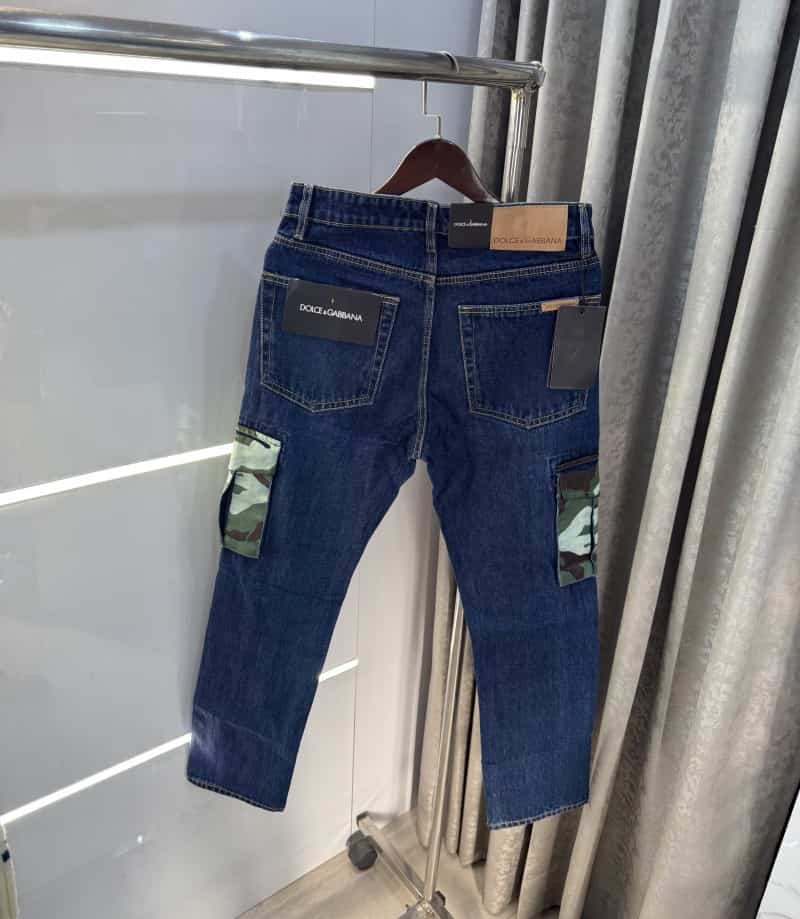 Dolce&Gabbana Blue PocketLook Imported Denim