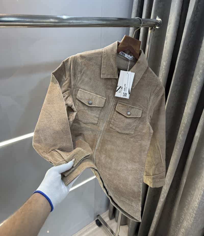 Zar a Beige Premium Classic Bomber Jacket