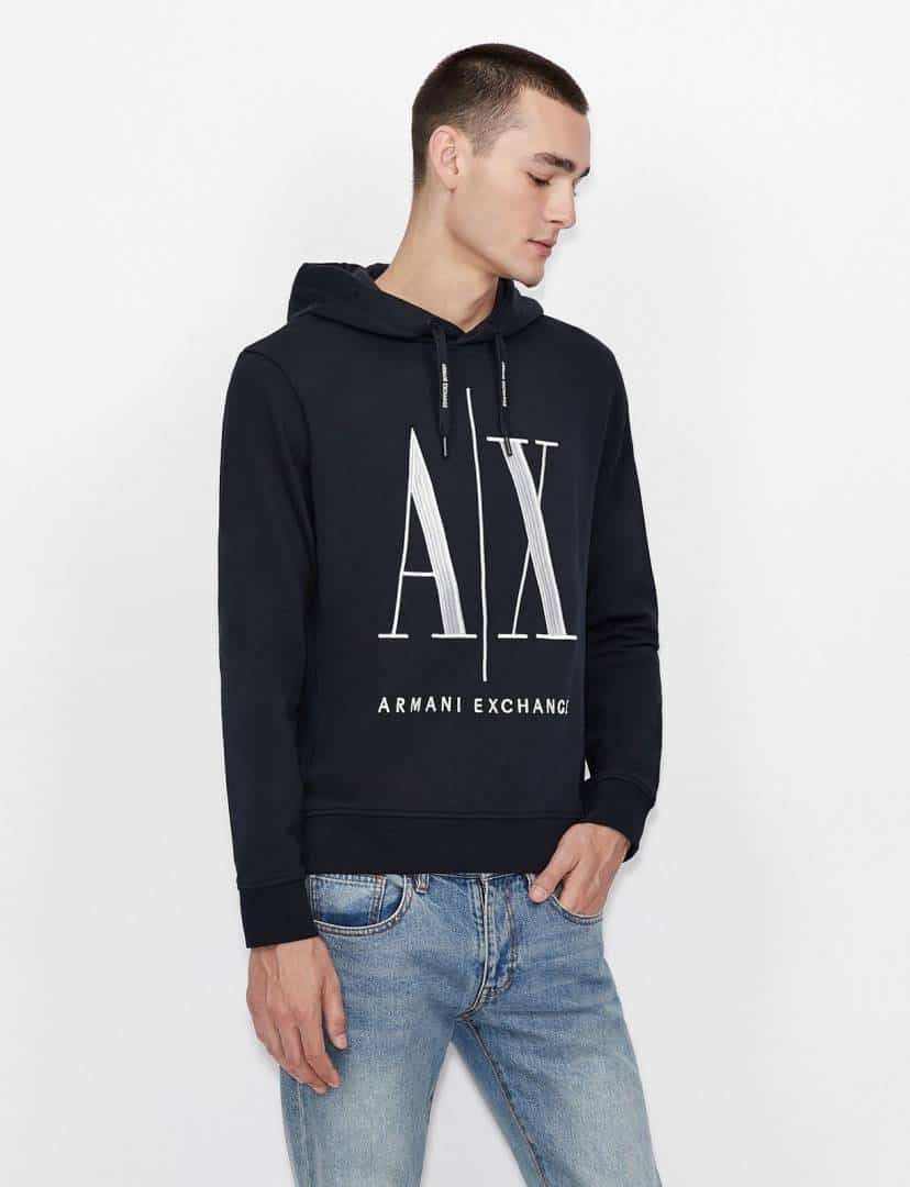 Arman i Exchange Black Classic Print Premium Hoodie