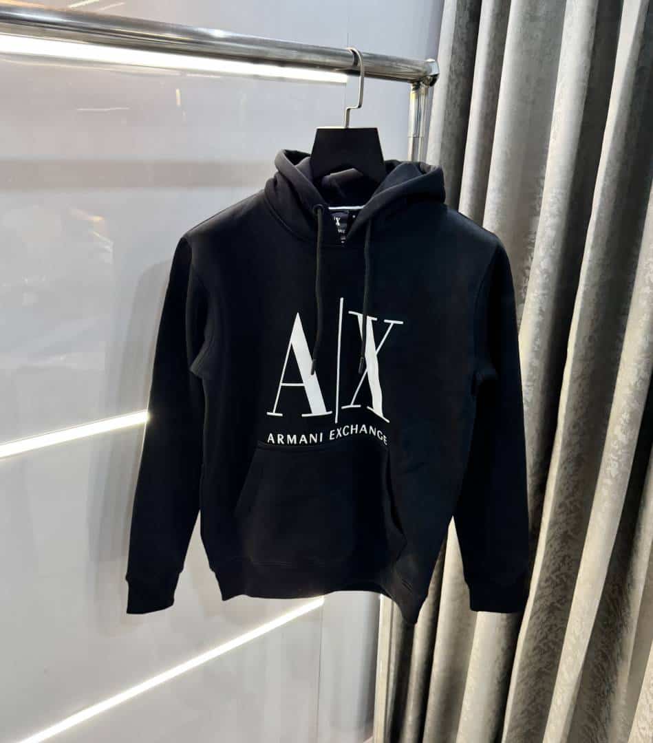 Arman i Exchange Black Classic Print Premium Hoodie
