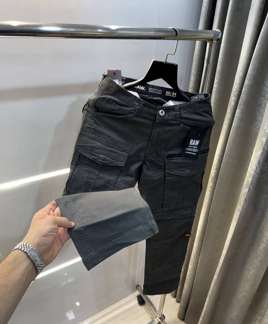 G- Star Raw Dark Grey Convertible Shorts Premium Cargo
