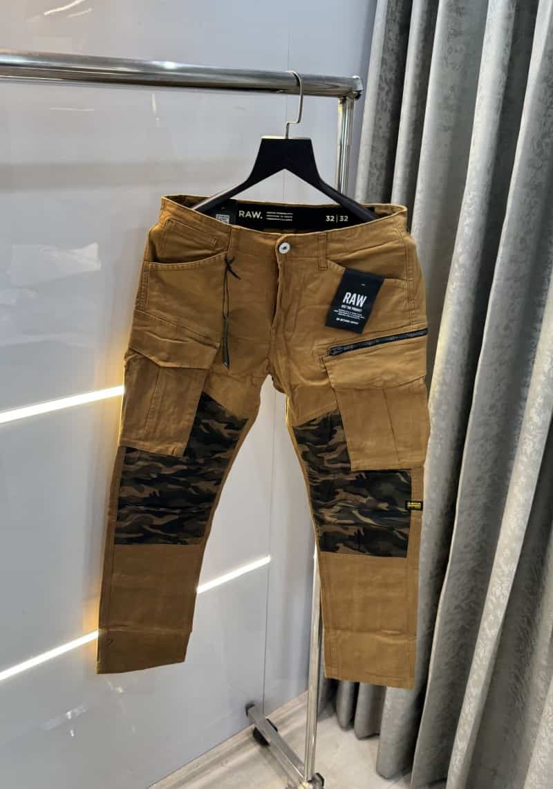 G- Star Raw Khakhi Camouflage Premium Cargo