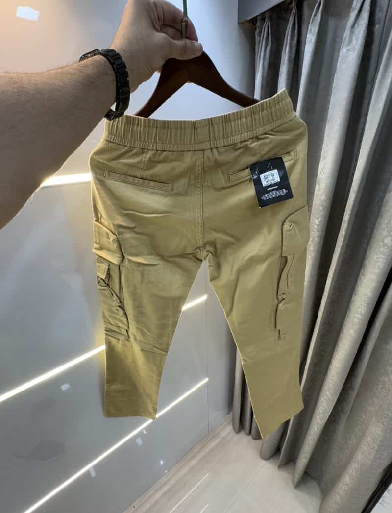 Essentia l Beige Imported Baggy Cargo
