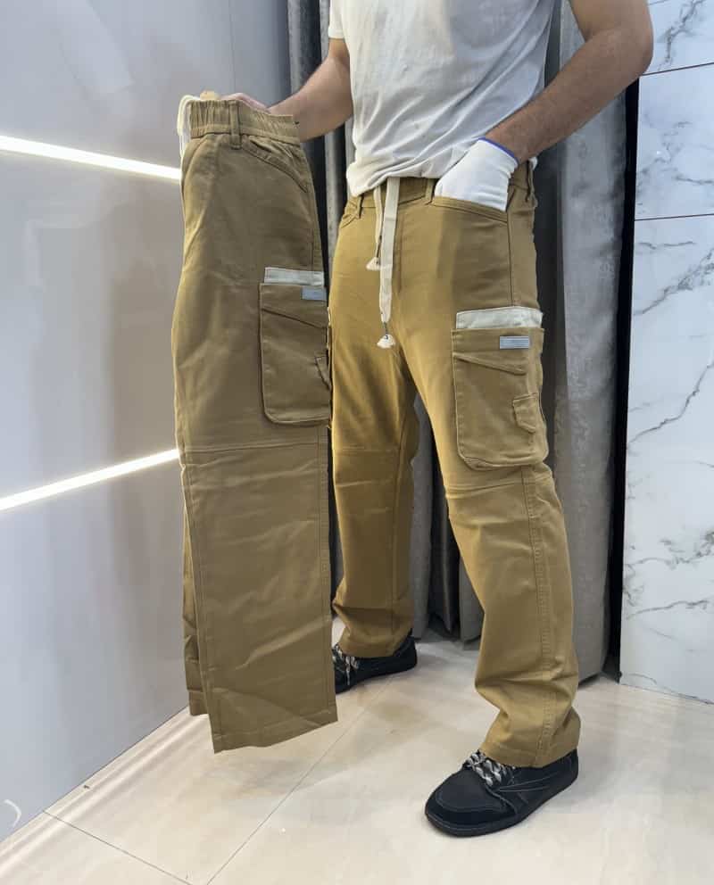 Essentia l Dark Khakhi Premium Imported Baggy Cargo