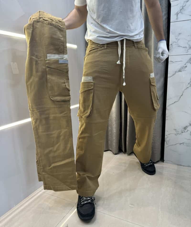 Essentia l Dark Khakhi Premium Imported Baggy Cargo