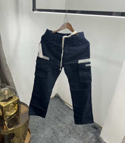 Essentia l Navy Blue Premium Imported Baggy Cargo