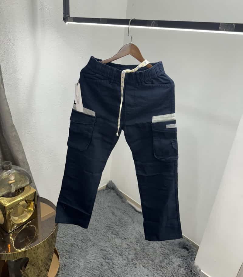 Essentia l Navy Blue Premium Imported Baggy Cargo