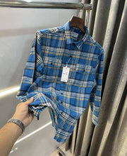 Jack & Jones Blue Checks Premium Classic Shirt