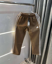 Adida s Brown Embroidery Logo Premium TrackPant