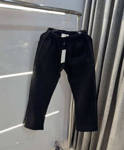 CA1_vIN. KLeIn Black Patch Logo Premium TrackPant