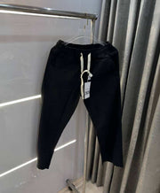 Zar a Black Linen Premium Track Pants