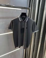 Arman i Exchange Grey Patch Logo Premium Polo T-Shirt