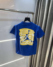 Air  Jordan  Blue Back Embroidery Imported T-Shirt