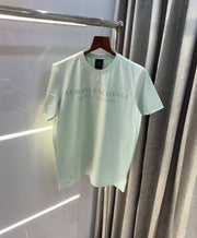 Arman i Exchange Aqua Green Logo Print Premium T-Shirt