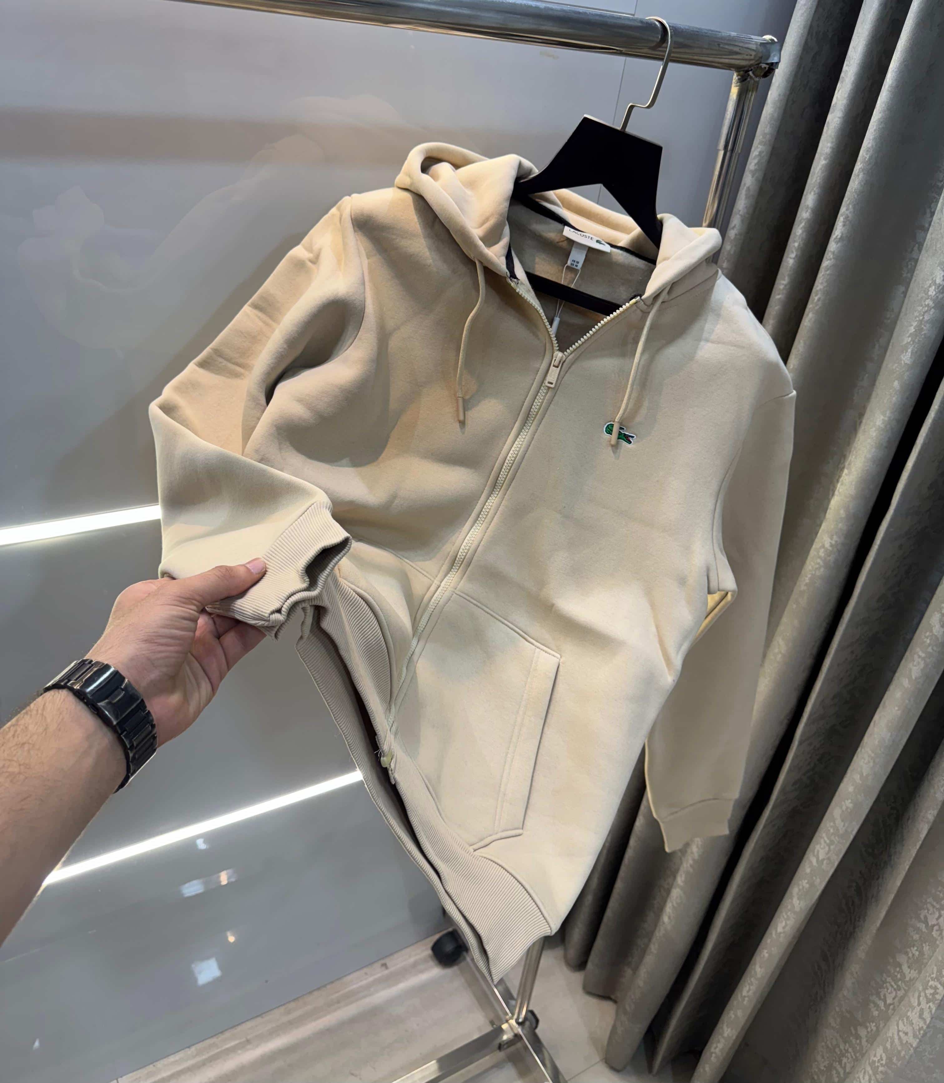 Lacost e Cream Premium Zipper Jacket
