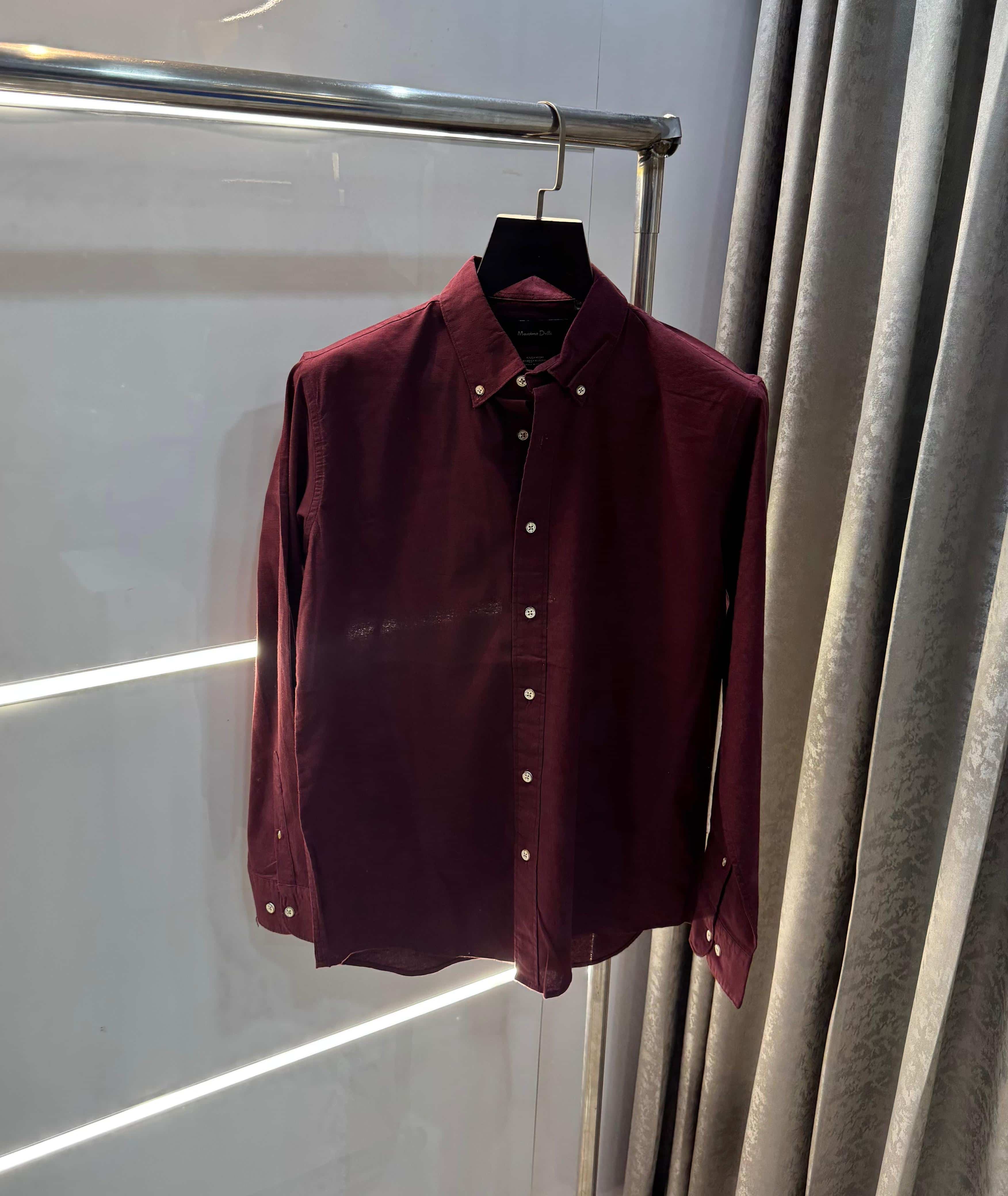 Mossimo Dutti  Wine  Premium Classic Shirt