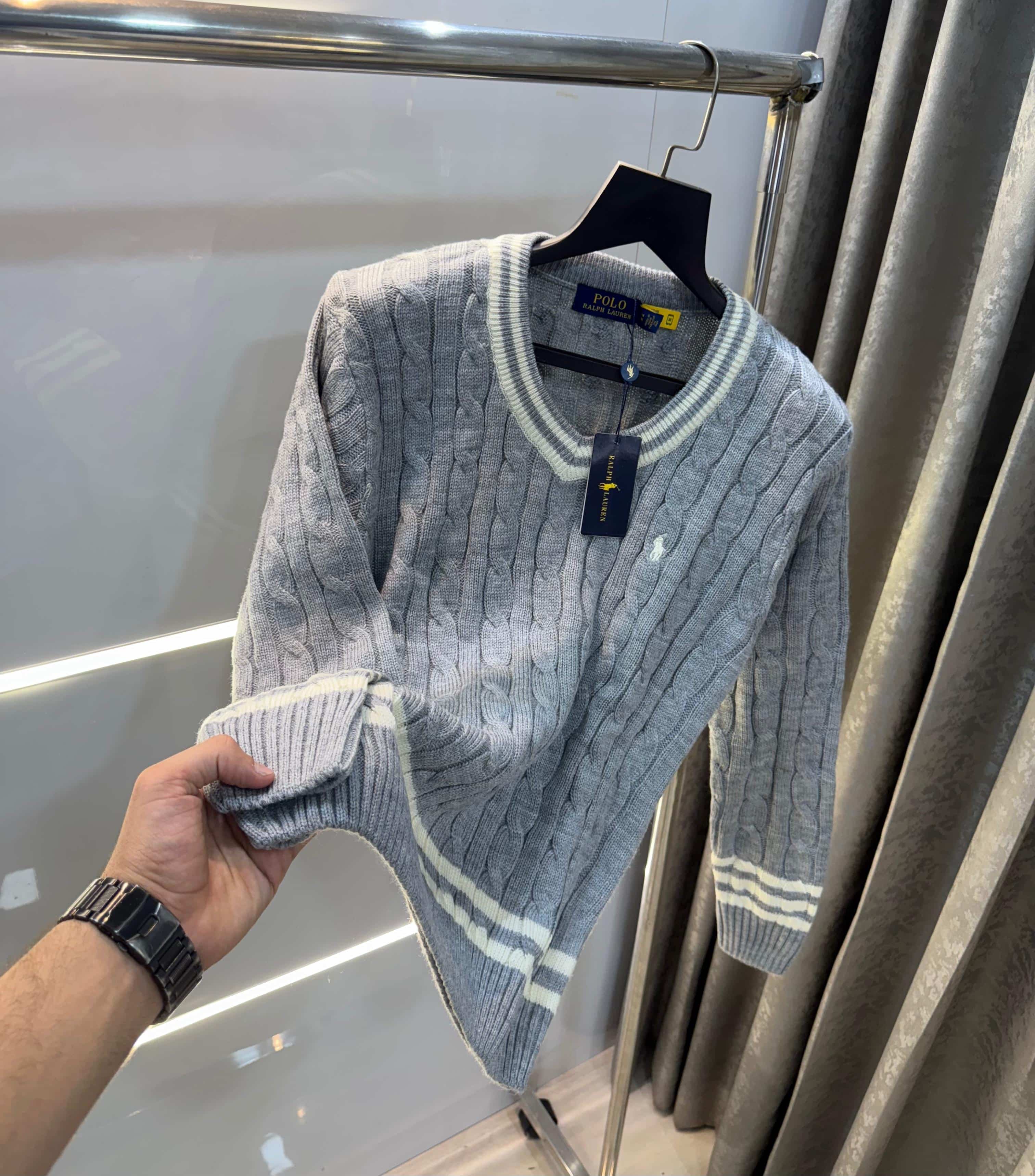 Ralph Laure n Grey Imported Knitted Pull Over