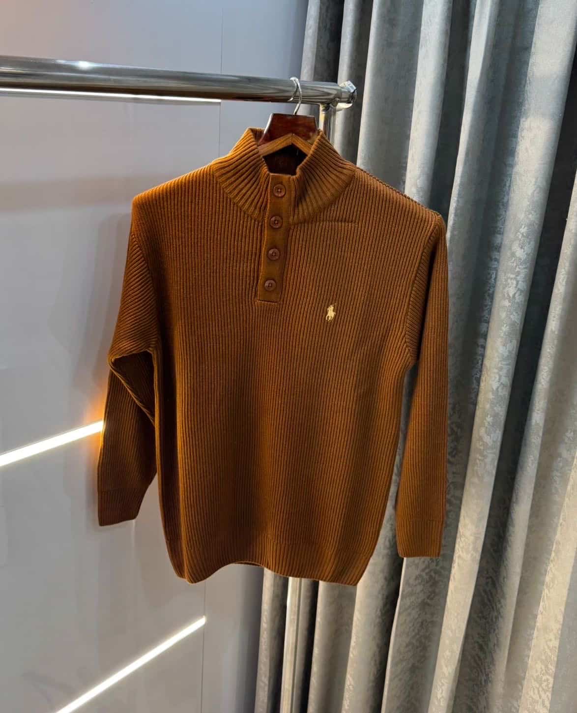 Ralph Laure n Tan Imported Knitted Pull Over