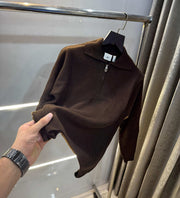 H &M Brown Imported Premium Knitted Pull Over