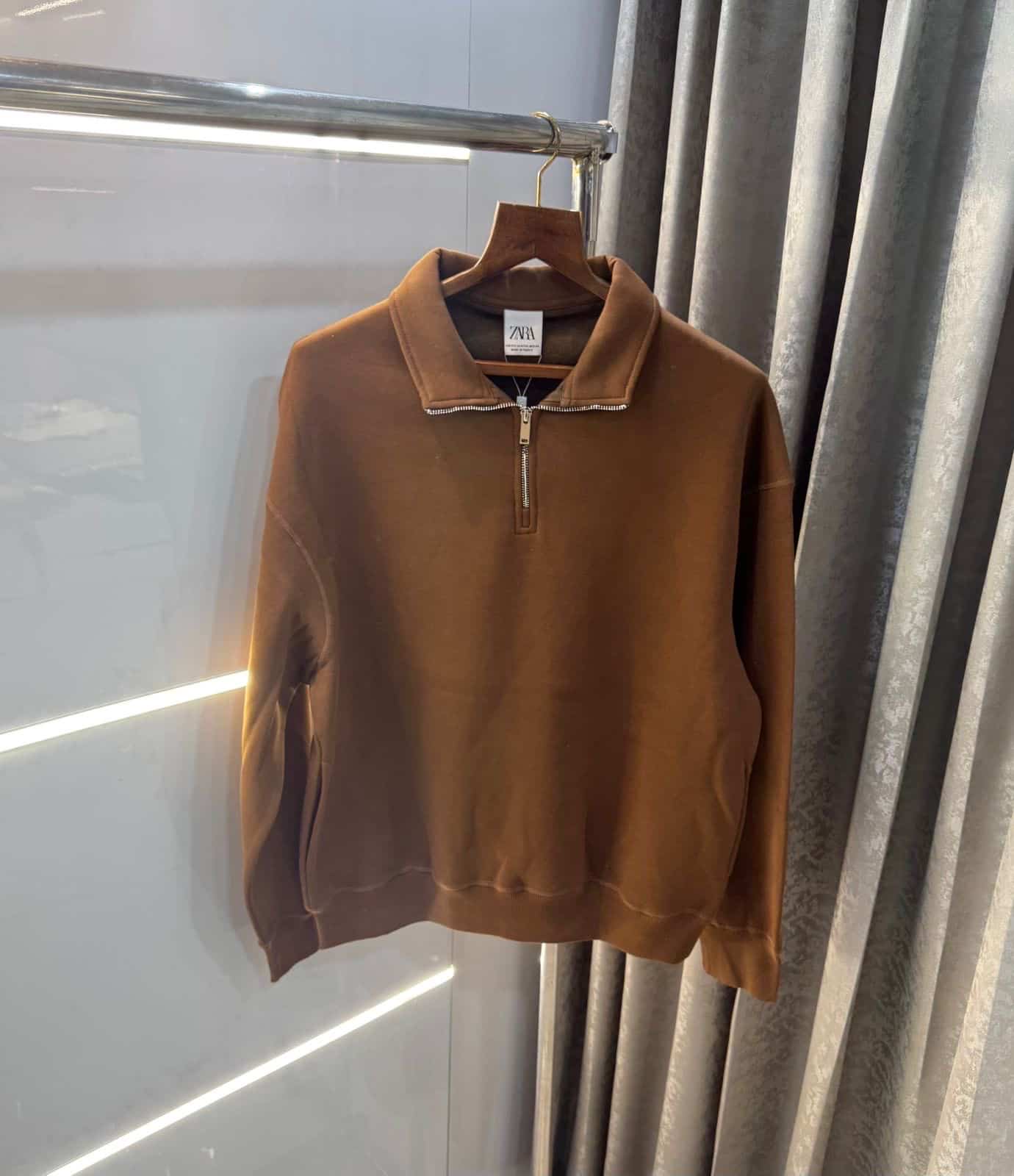 Zar a Brown Premium Classic Sweatshirt