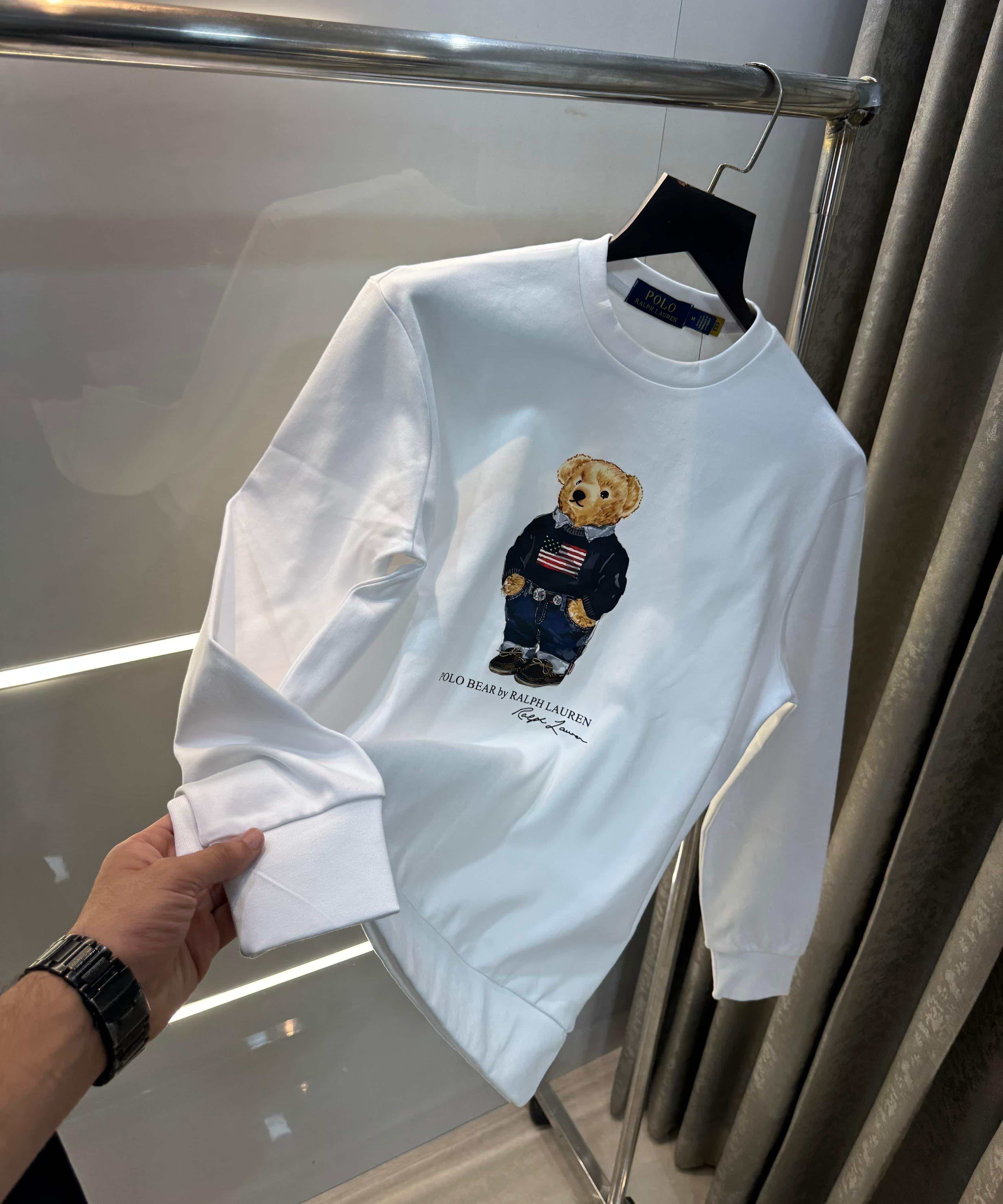Ralph Laure n White Print Premium Sweatshirt