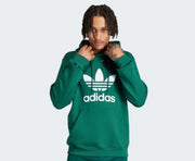 Adida s Green Logo Print Premium Classic Hoodie