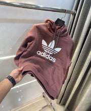 Adida s Milange Logo Print Premium Classic Hoodie