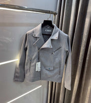 Zar a Grey Cross Zip Lu..X..ury Sweado Jacket