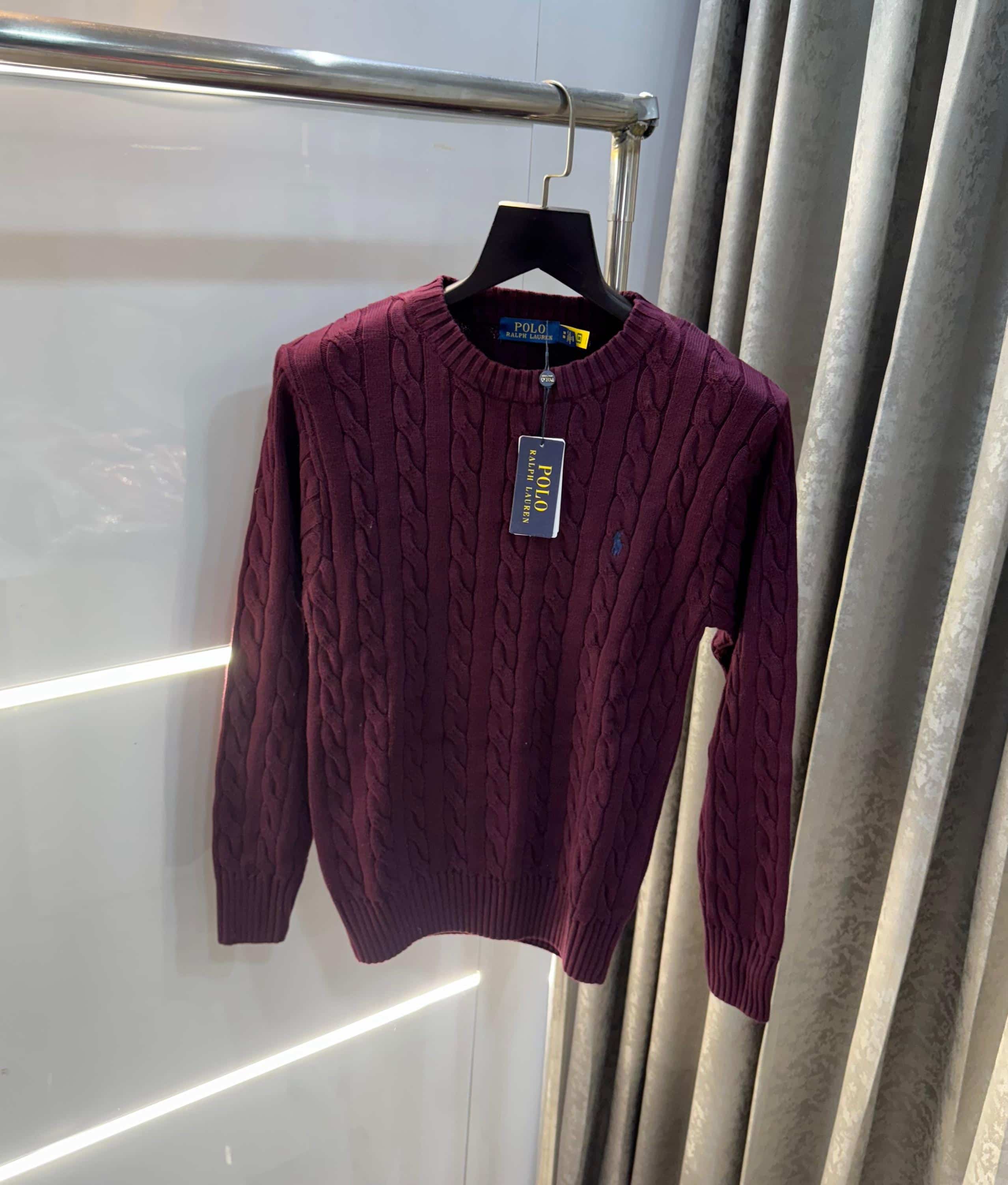 Ralph Laure n wine embroidery Premium Sweatshirt