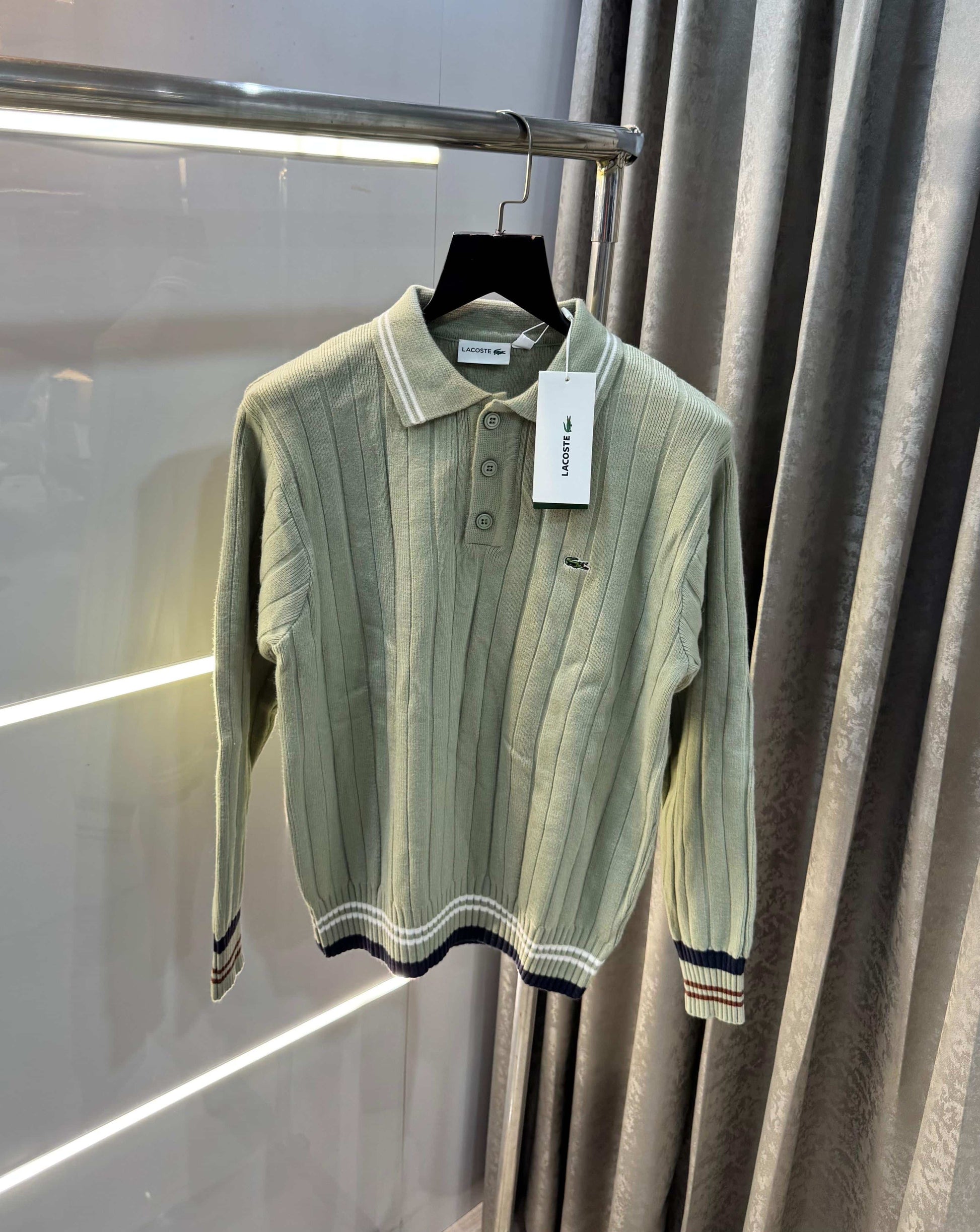 Lacost e Olive Imported Knitted Pull Over