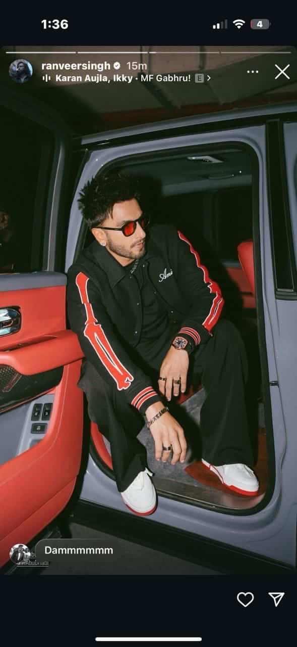 Amir i Black Bone Ranveer Singh Edition Imported Jacket