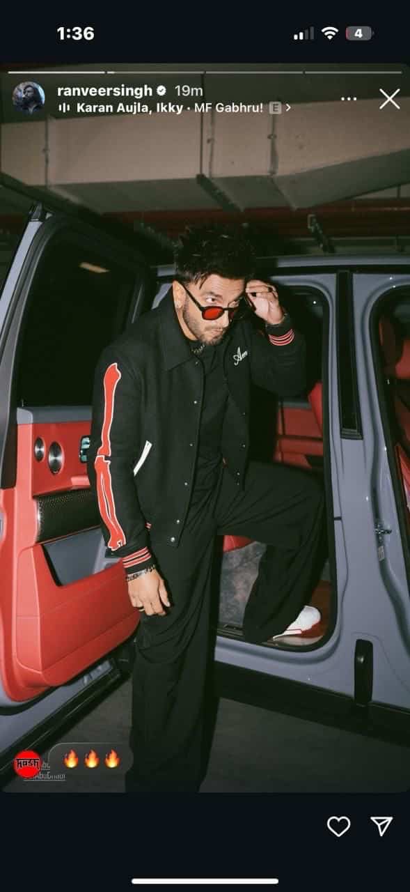 Amir i Black Bone Ranveer Singh Edition Imported Jacket
