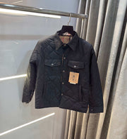 Burberr y Black Reversible Imported Puffer Jacket 2 in1