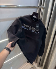 Hugo  BO·S$ Black Logo Work Imported Sweatshirt