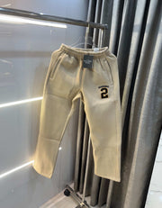 Abercrombie & Fitch Beige Embroidery Logo Imported Trackpant