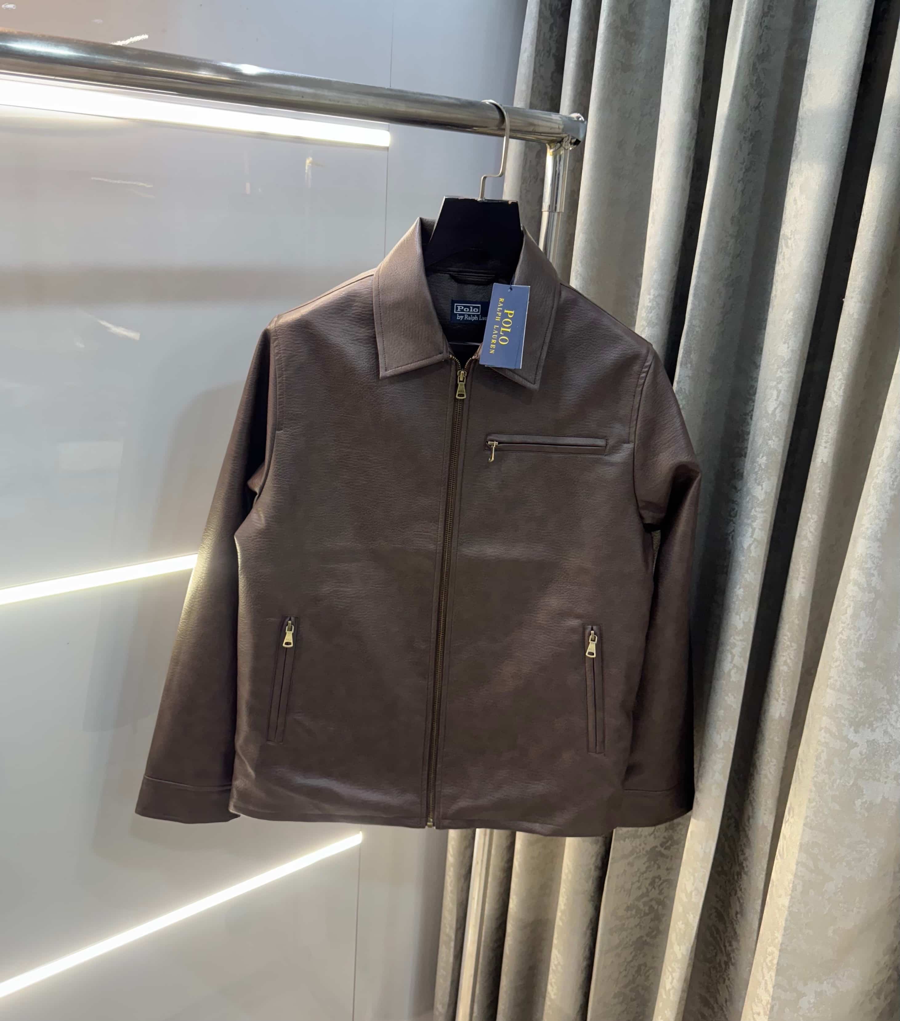 Ralph  Lauren Brown Lu...Xury Leather Jacket