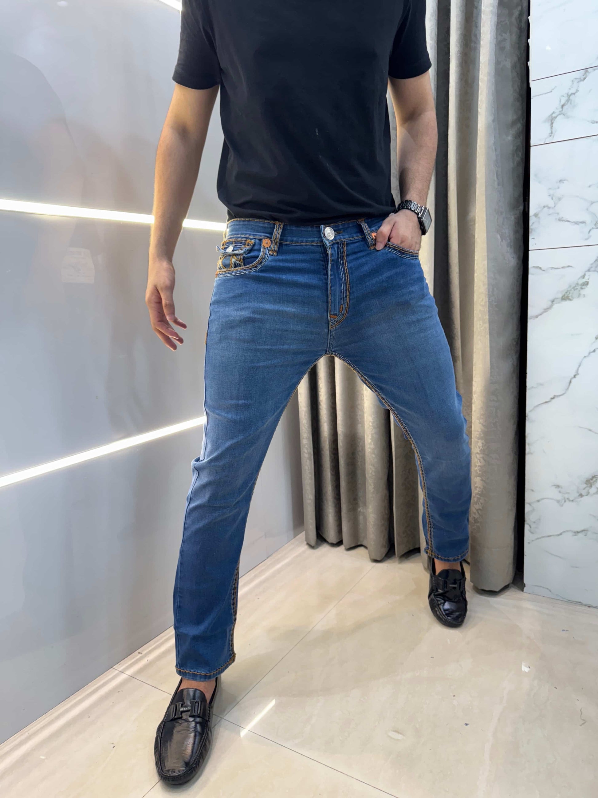 True Religion Blue Imported Premium Denim