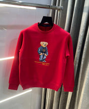 Ralph  Lauren Red Teddy Edition Imported Sweatshirt
