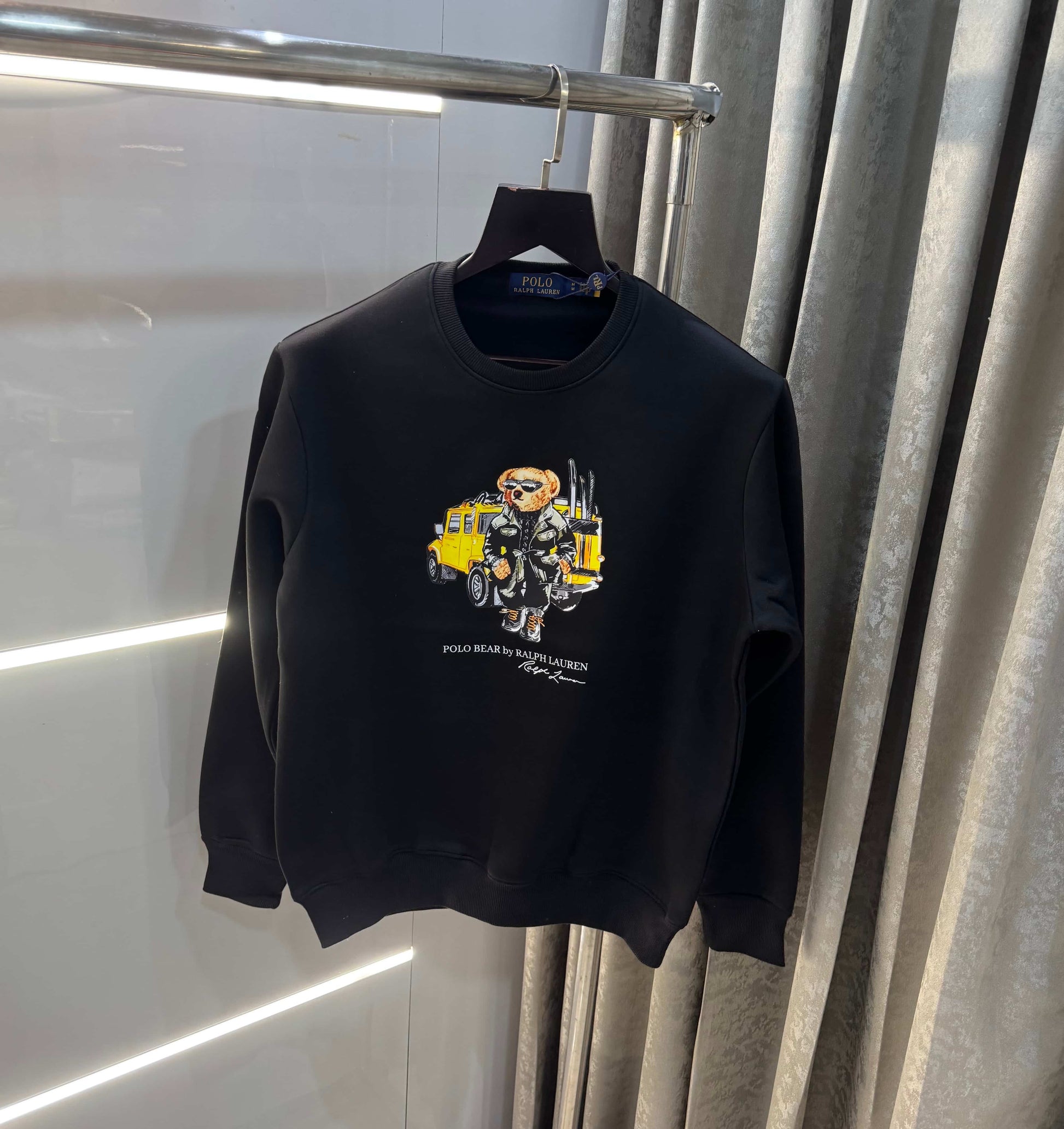 Ralph  Lauren Black Teddy Edition Imported Sweatshirt