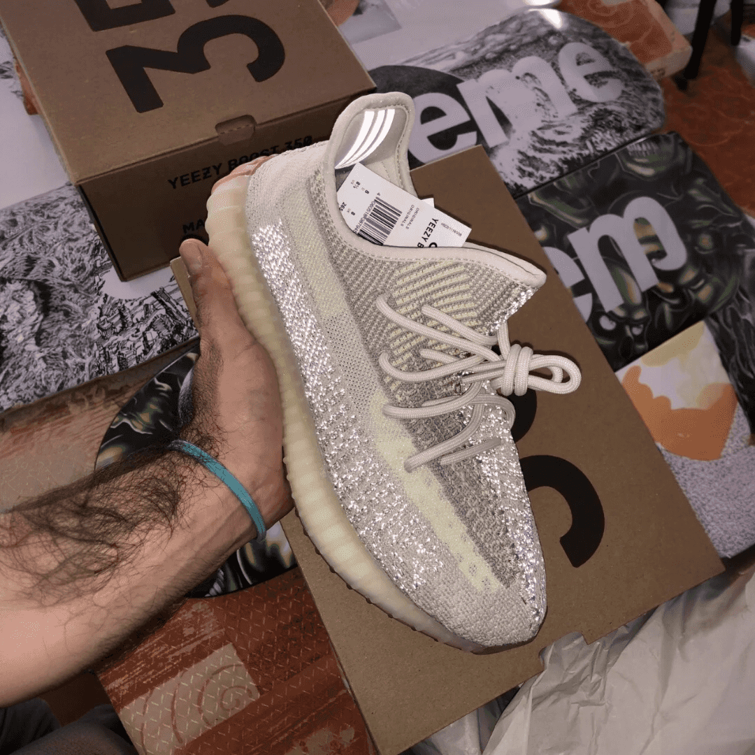 Adidas Yeezy Boost 350 V2 Citrin Reflective With Full Accessories