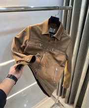 Essential Beige Imported Bomber Jacket