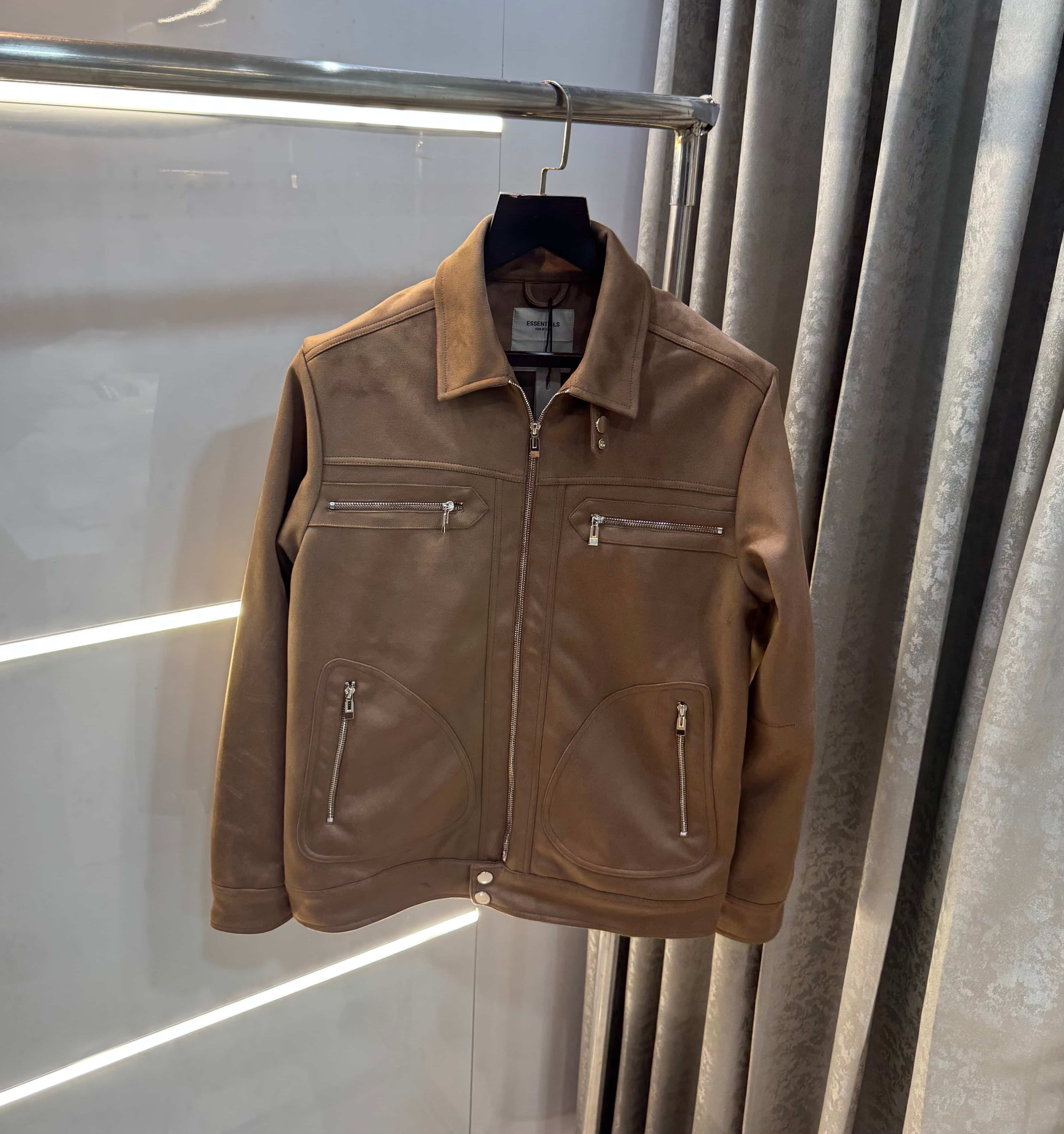 Essential Beige Imported Bomber Jacket