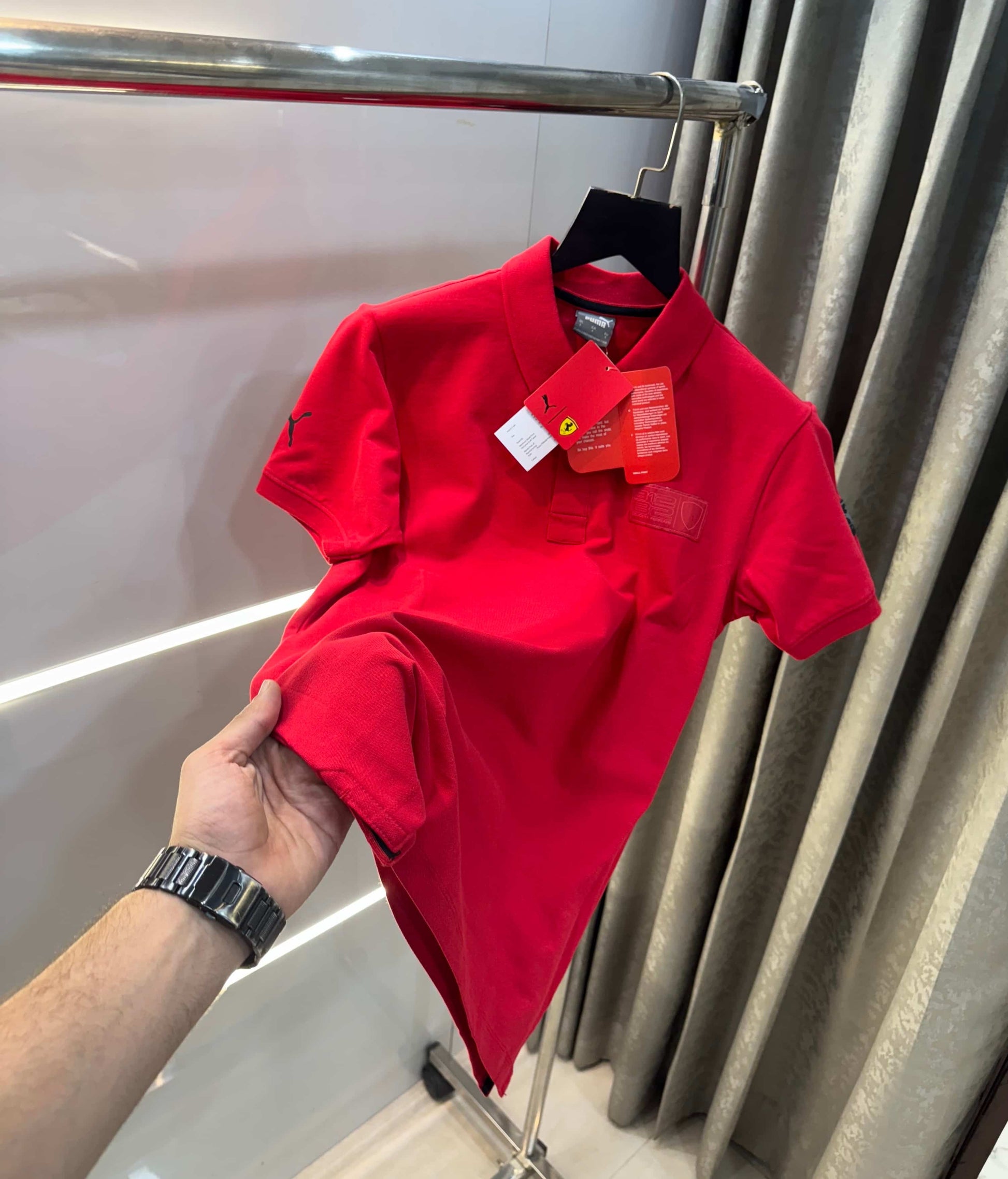 Pum a Red Ferr@Ri Edition Premium Polo T-Shirt