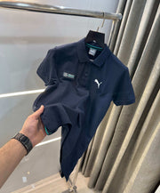 Pum a Navy Blue Mercedes Edition Premium Polo T-Shirt