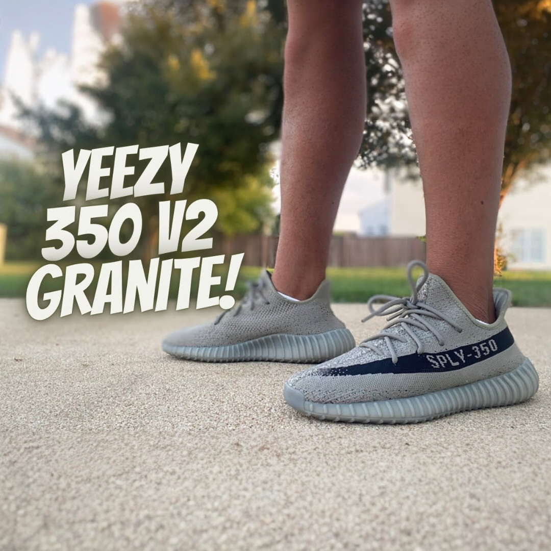 Adidas yeezy sply 350 V2 Granite Semi UA With Full Accessories