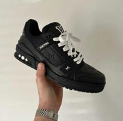 Louis Vuitton SKATE TRAINER PREMIUM SNEAKERS FULL BLACK