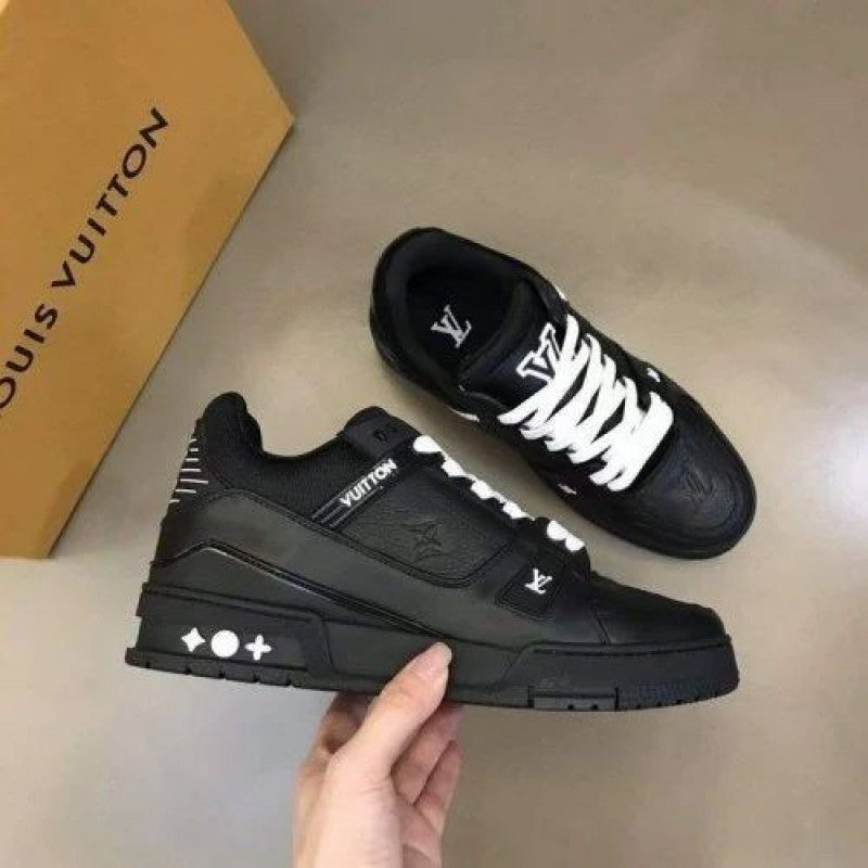 Louis Vuitton SKATE TRAINER PREMIUM SNEAKERS FULL BLACK